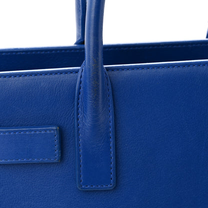 Saint Laurent Calfskin Nano Sac De Jour Royal Blue 12 of 15