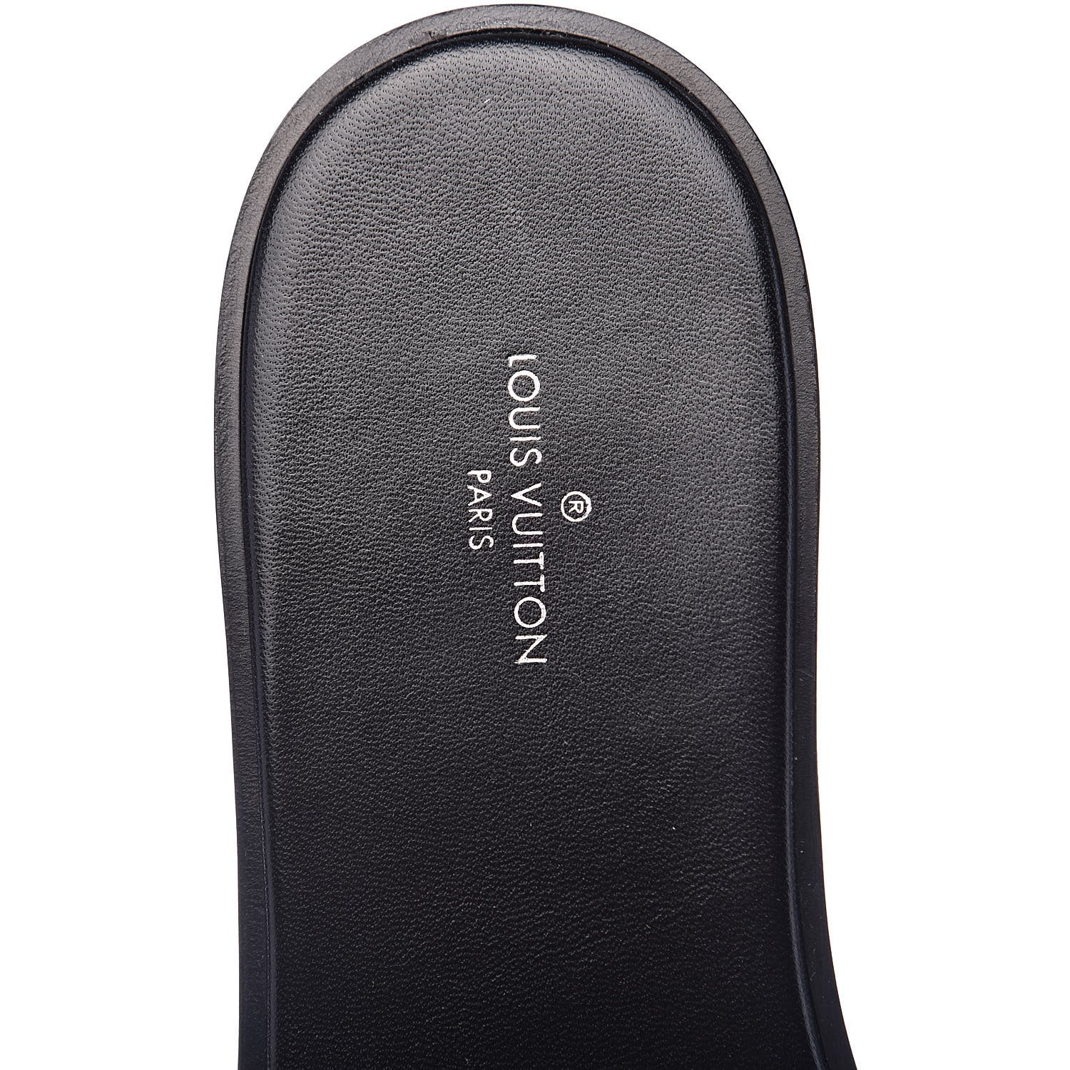 Louis Vuitton Patent Calfskin Monogram LV Black Heart Flat Mules 36 Cacao 7 of 9