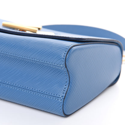 Louis Vuitton Epi Twist Shoulder Bag MM Blue Jean 8 of 9