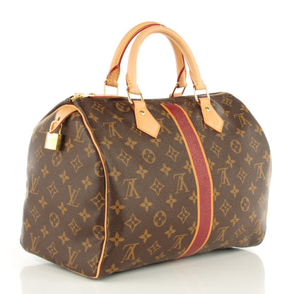 Louis Vuitton Monogram My LV Heritage Speedy 30 Bordeaux Yellow 3 of 7