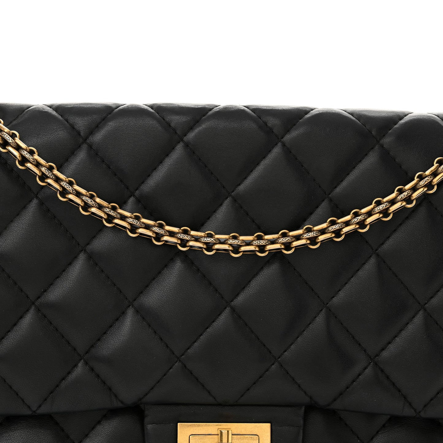 Lambskin Quilted 2.55 Reissue 227 Flap Black