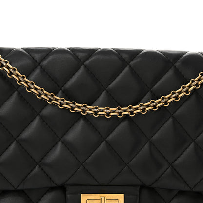 Chanel Lambskin Quilted 2.55 Reissue 227 Flap Black 8 of 14