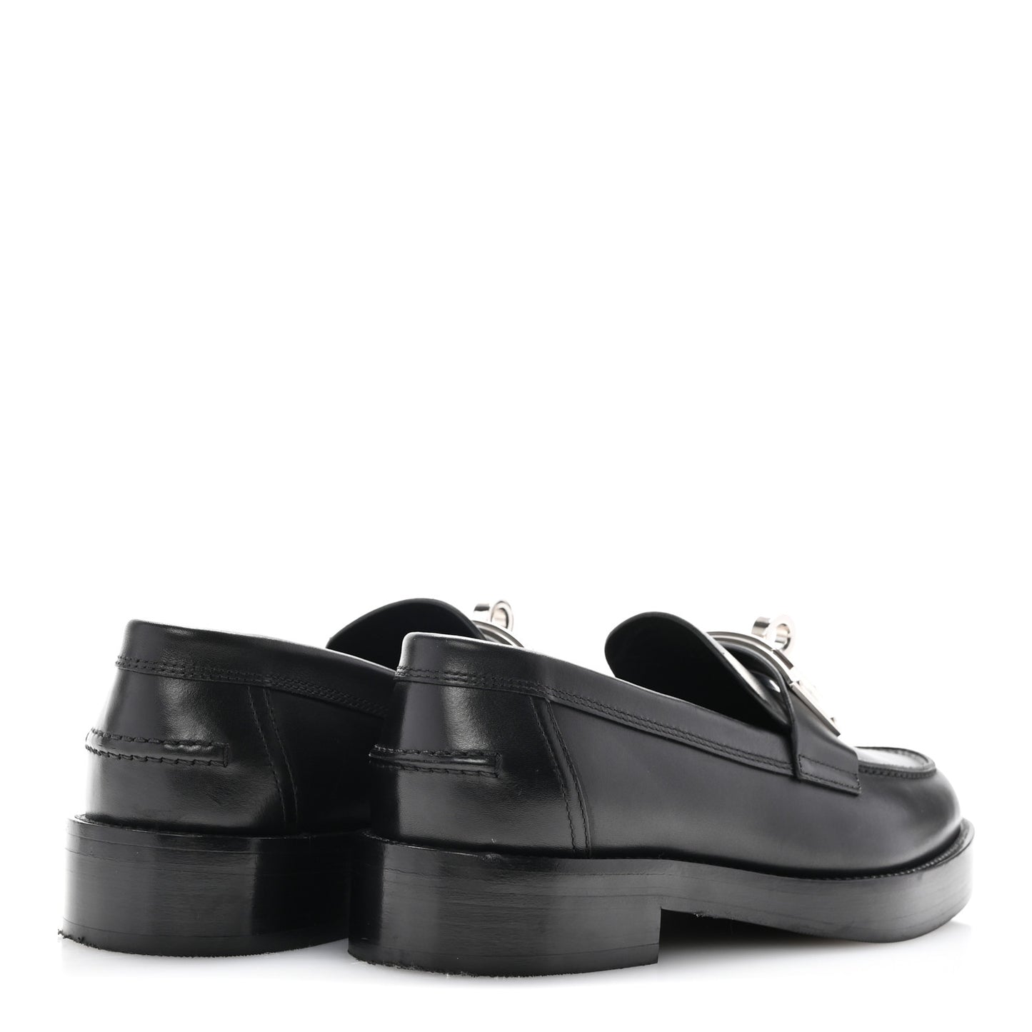 Calfskin Womens Hot Loafer 36 Black