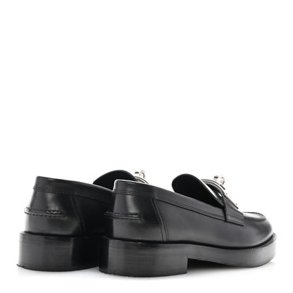 Hermes Calfskin Womens Hot Loafer 36 Black 5 of 11