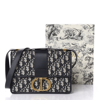 Christian Dior Oblique 30 Montaigne Flap Bag Blue 11 of 11
