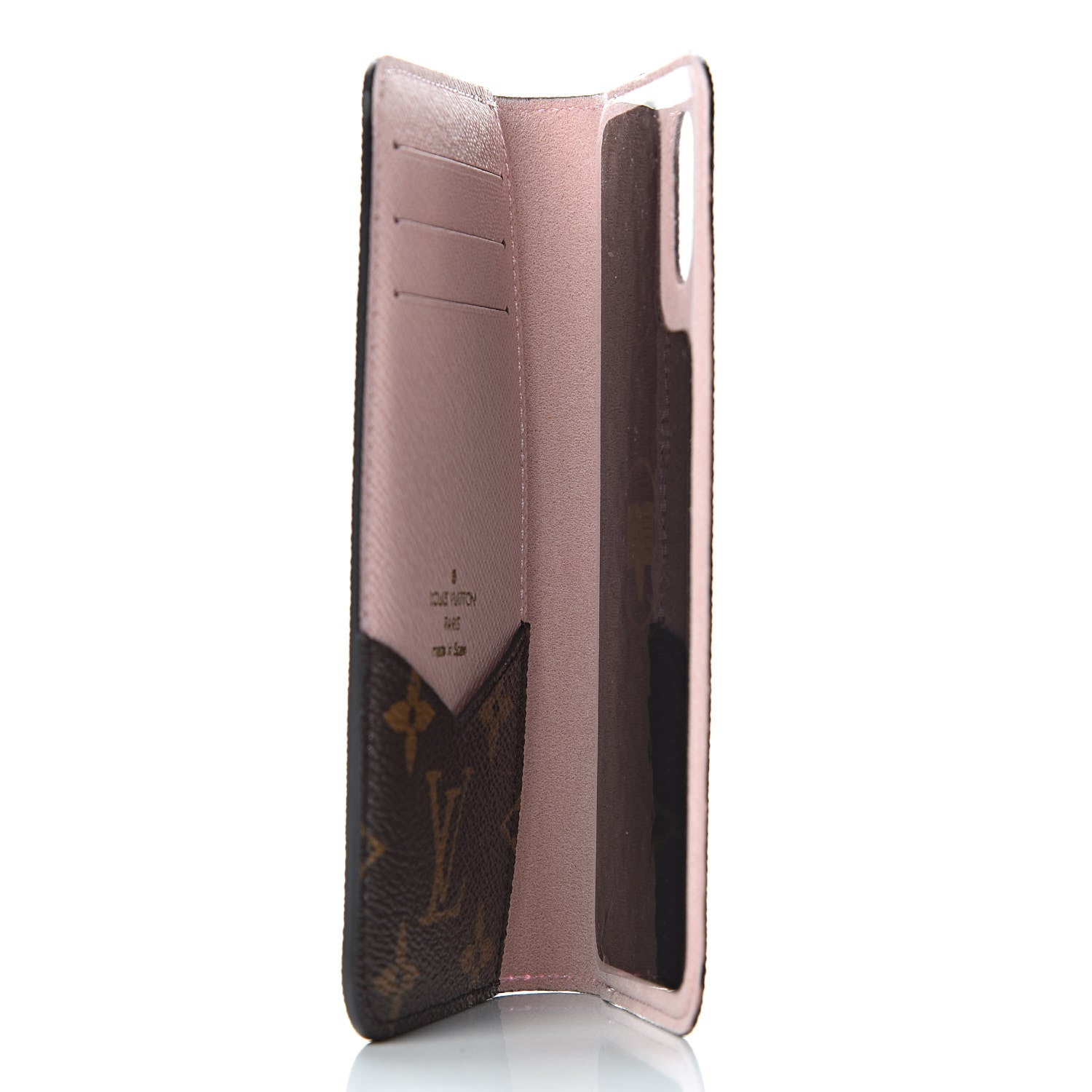 Louis Vuitton Monogram 2019 Christmas Animation iPhone X/XS Max Folio Case Rose Ballerine 5 of 7