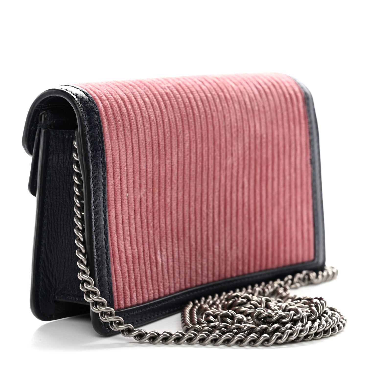 Gucci Lanzo Stretch Cord Azalea Calfskin Super Mini Dionysus
