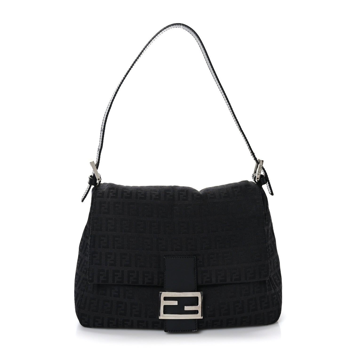 Fendi Zucchino Mama Baguette Black 1 of 9