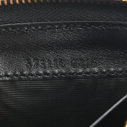 Gucci Calfskin Logo Zip Around Wallet Black 7 of 7
