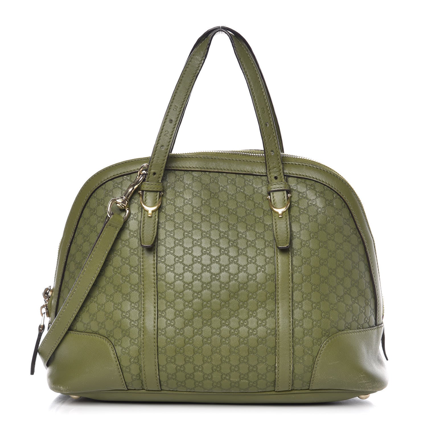 Gucci Microguccissima Small Nice Top Handle Dome Bag Green 1 of 23