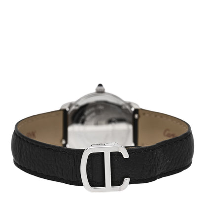Cartier Stainless Steel Calfskin 29mm Ronde Solo Quartz Watch 3 of 5