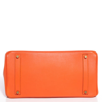 Hermes Gulliver Birkin 35 Orange 7 of 27
