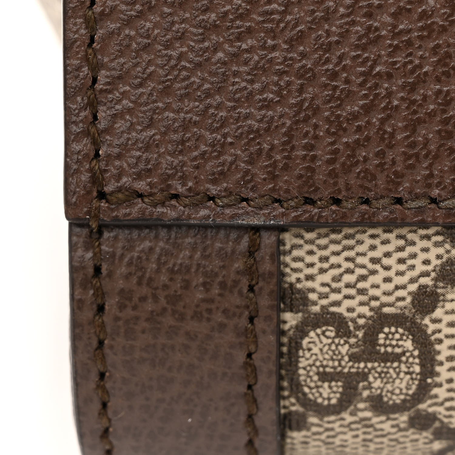 Gucci GG Supreme Monogram Web Medium Ophidia Tote Bag Brown 13 of 14