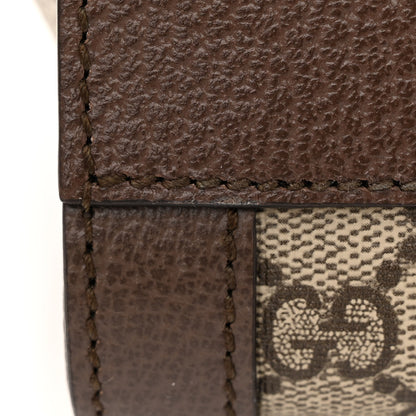 Gucci GG Supreme Monogram Web Medium Ophidia Tote Bag Brown 13 of 14