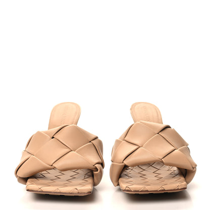 Bottega Veneta Nappa Maxi Intrecciato Lido Mule Sandals 36 Cane Sugar 2 of 7