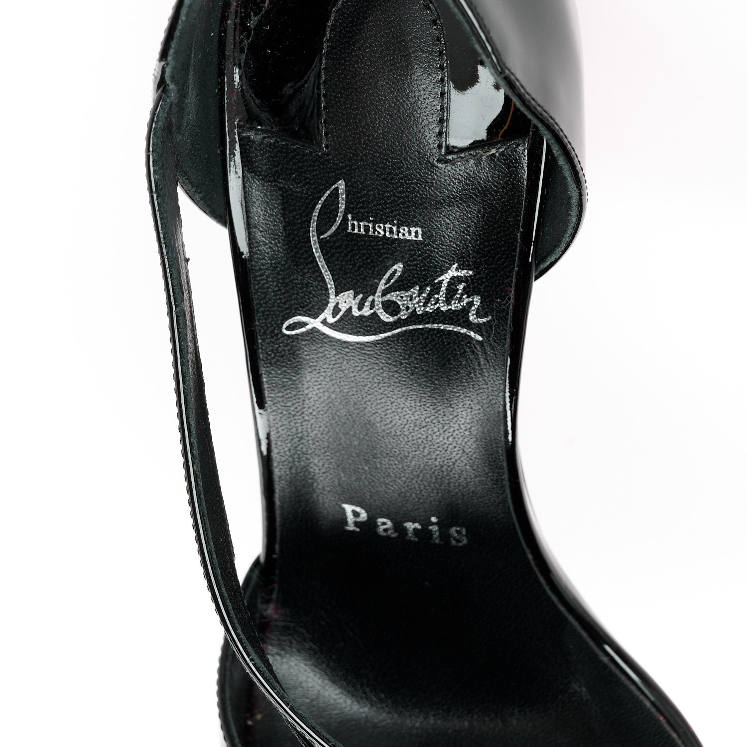 Christian Louboutin Patent Astridal 100 Pumps 36.5 Black 7 of 10