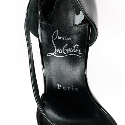 Christian Louboutin Patent Astridal 100 Pumps 36.5 Black 7 of 10