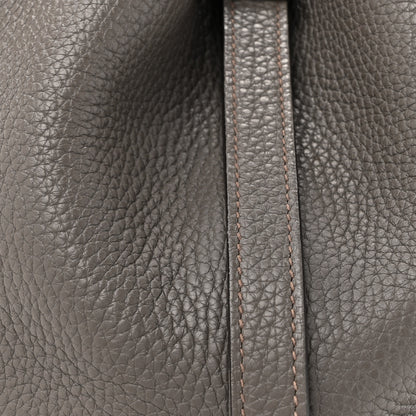 Hermes Taurillon Clemence Picotin Lock 18 PM Gris Asphalte 8 of 12