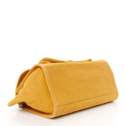 Chanel Ultra Soft Suede Calfskin Natural Beauty Flap Bag Yellow 4 of 11