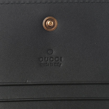 Gucci Calfskin Queen Margaret Card Case Wallet Black 6 of 7
