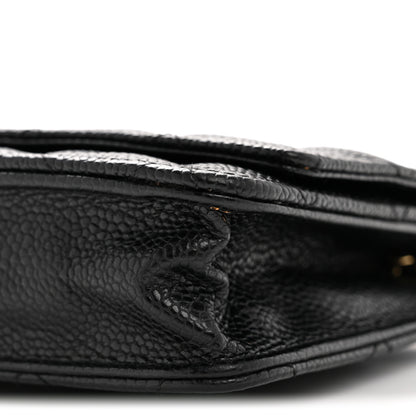 Chanel Caviar Quilted Wallet on Chain WOC Black 11 of 13