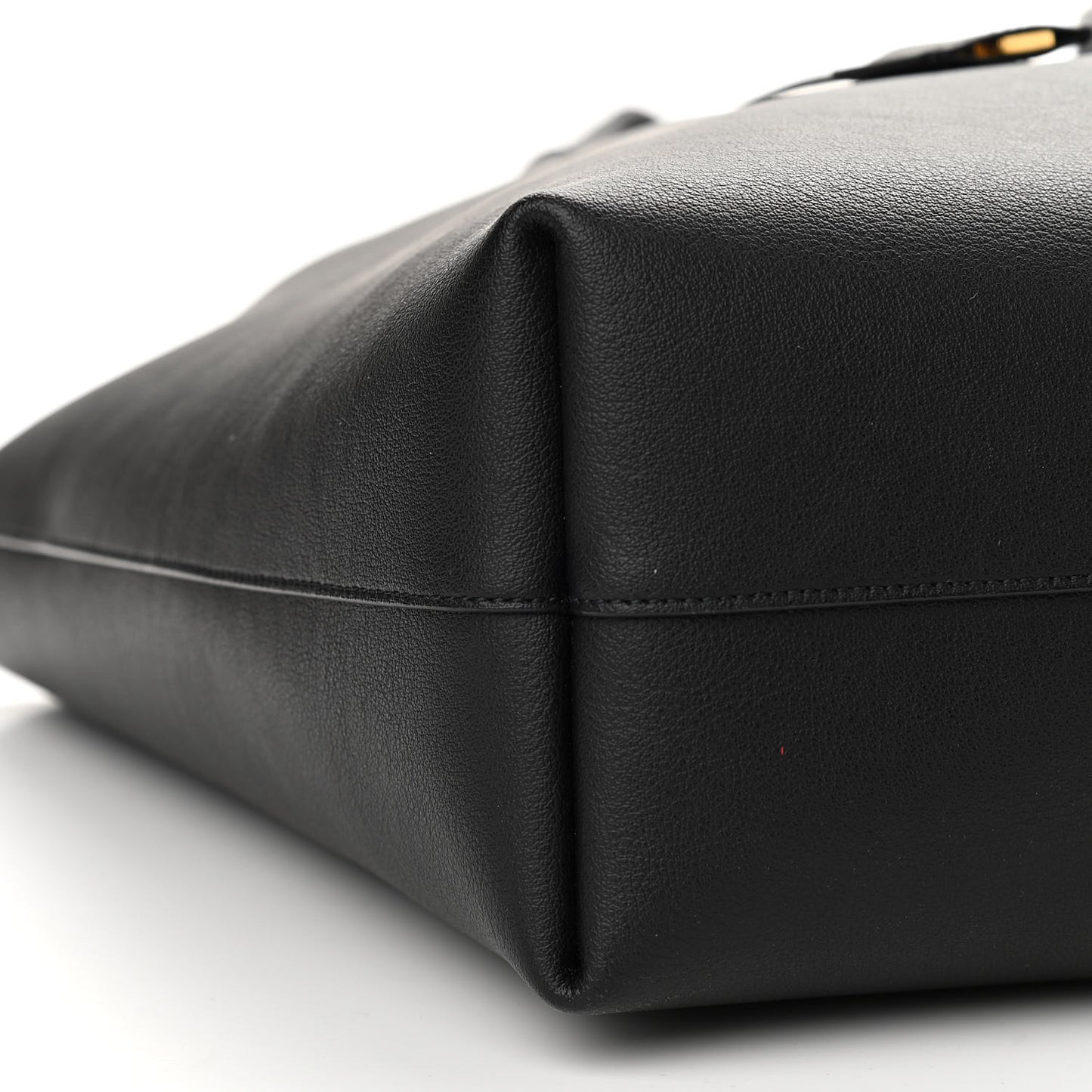 Calfskin Large Shopping Tote Black