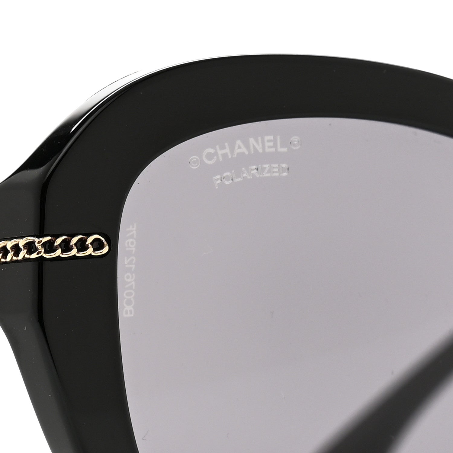 Chanel Acetate Polarized CC Butterfly Sunglasses 5510-A Black 7 of 7