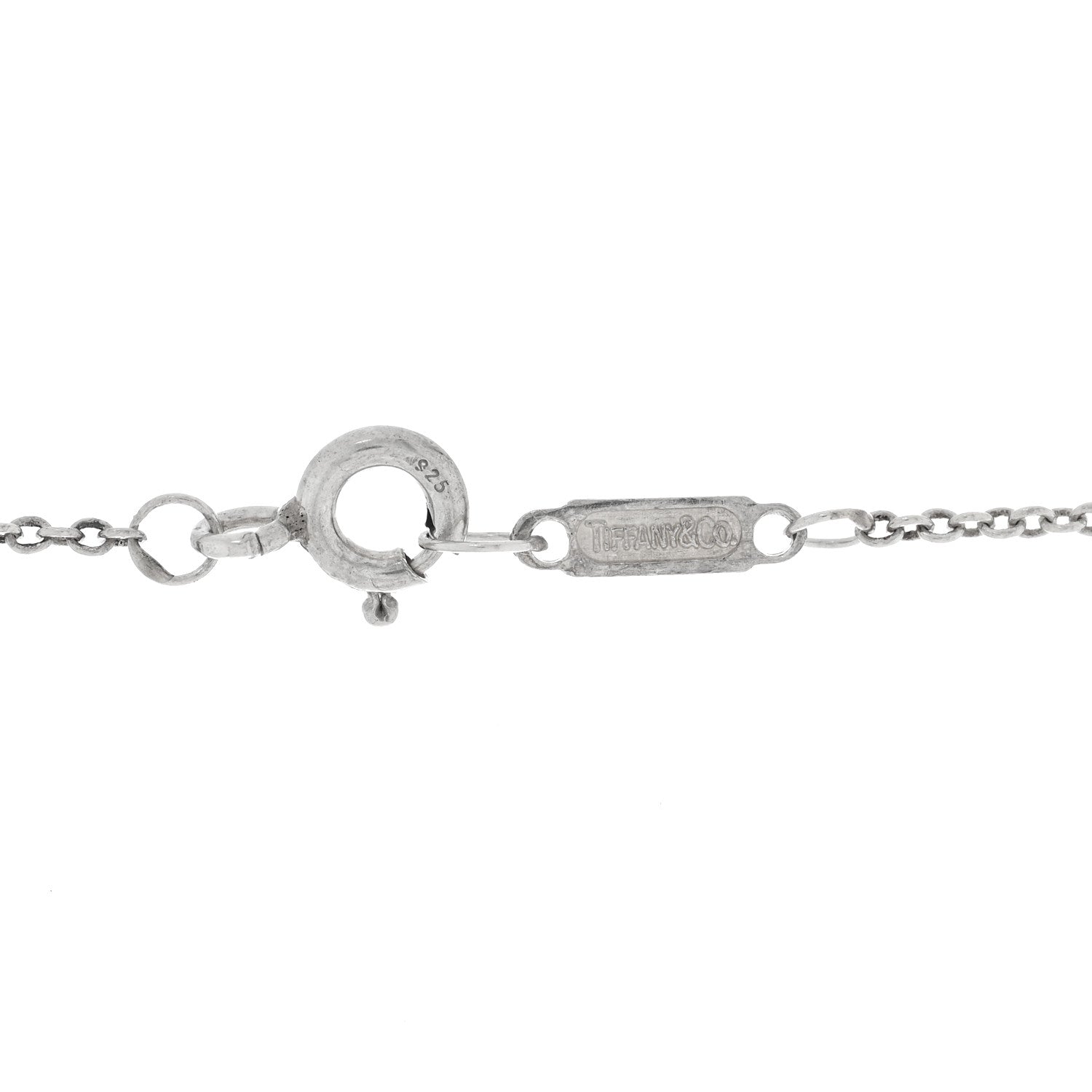 Tiffany Sterling Silver Teddy Bear Pendant Necklace 4 of 4