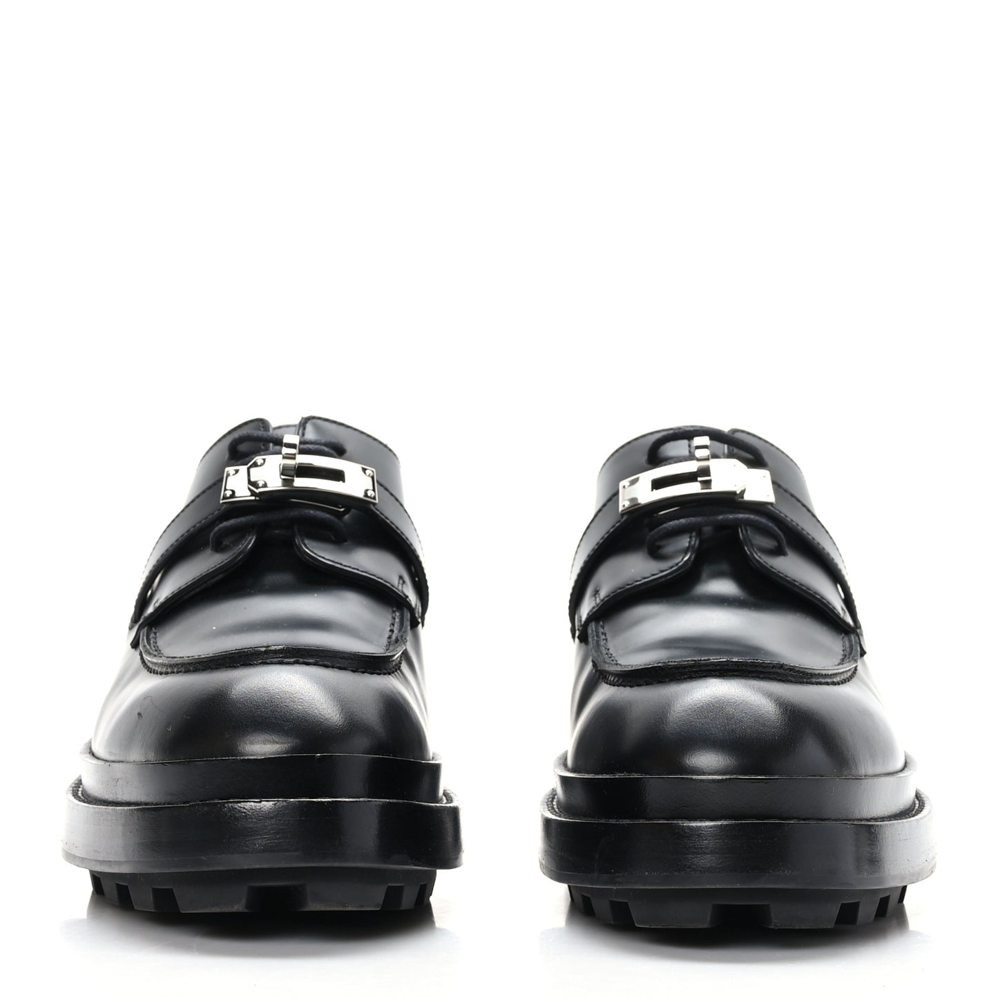 Glossed Calfskin First Oxford 39.5 Black