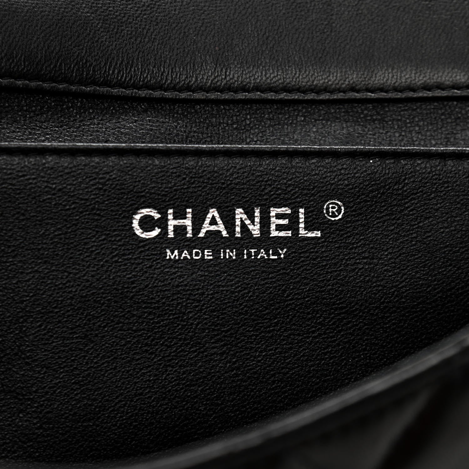 Chanel Lambskin Quilted Clutch With Chain Flap Black 6 of 13