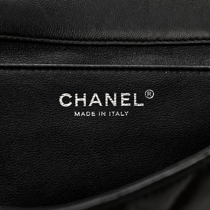 Chanel Lambskin Quilted Clutch With Chain Flap Black 6 of 13