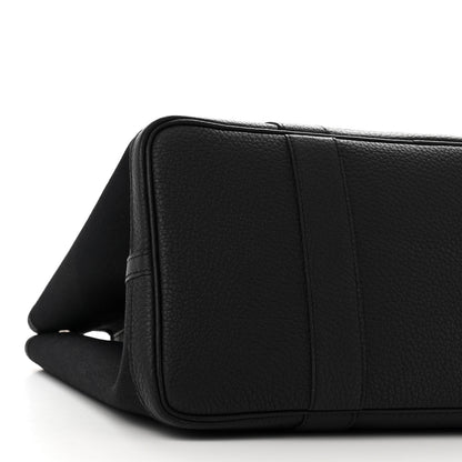Hermes Toile Militaire Negonda Garden Party Tote 36 MM Black 9 of 11