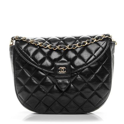 Chanel Lambskin Quilted Shoulder Bag Black 1 of 10
