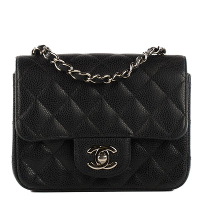 Chanel Caviar Quilted Mini Square Flap Black 1 of 8