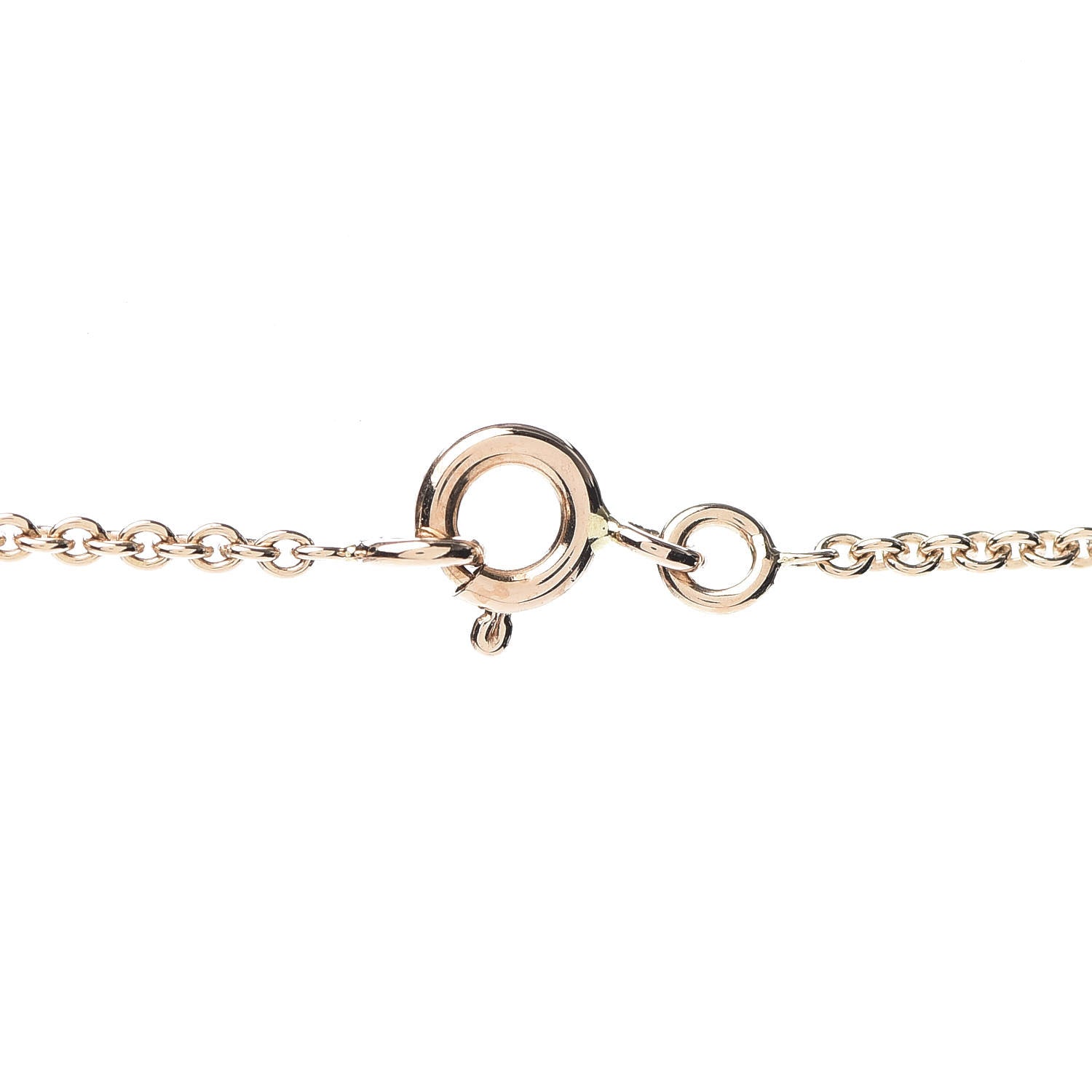 Hermes 18K Rose Gold Diamond Constance Amulette Pendant Necklace 4 of 6