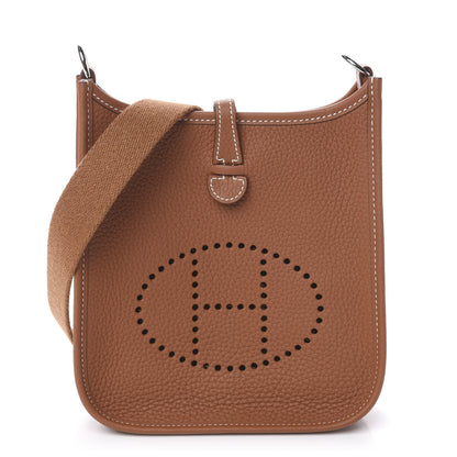 Hermes Taurillon Clemence Evelyne TPM Gold 1 of 11