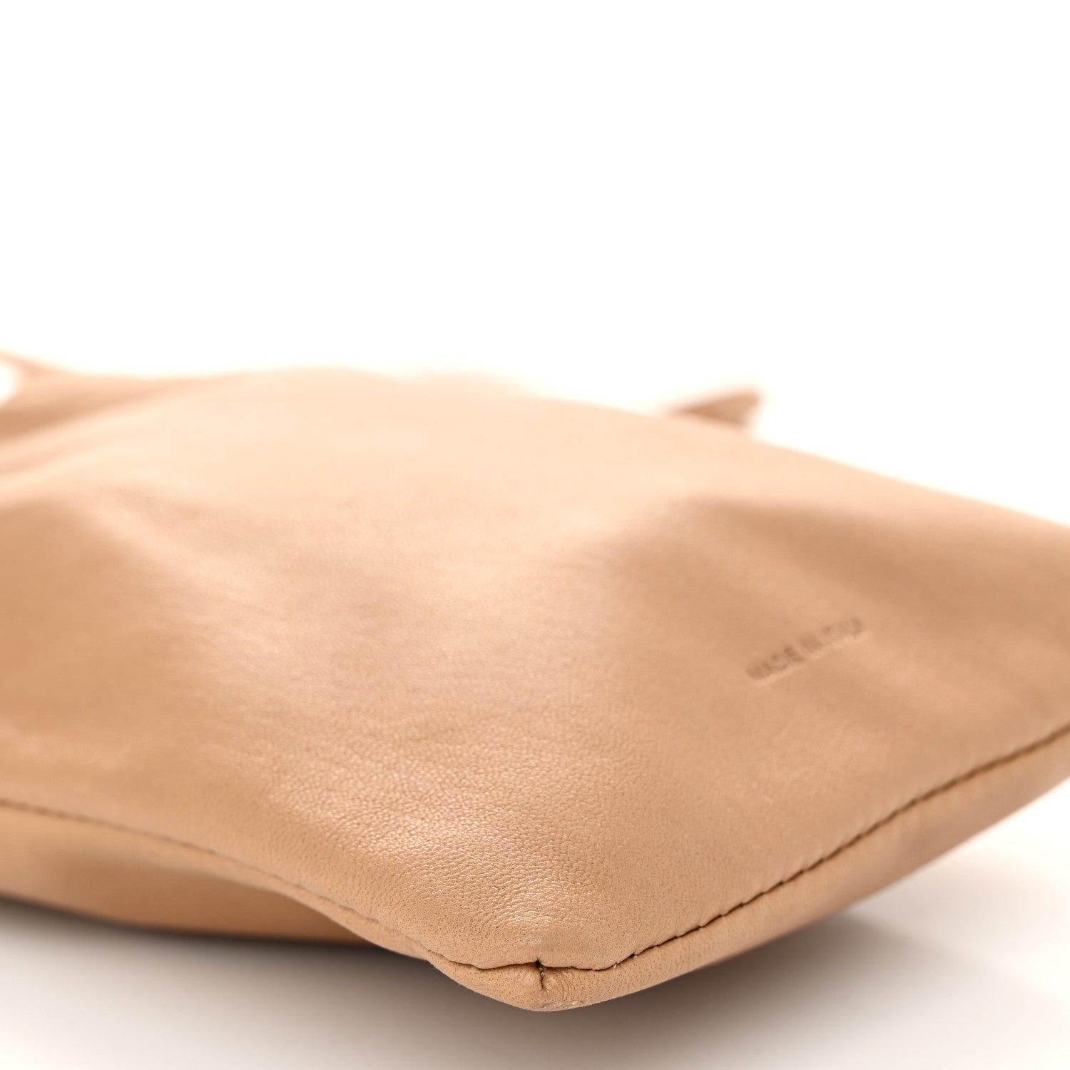 The Row Nappa Bourse Phone Pouch Crossbody Bag Beige 9 of 10