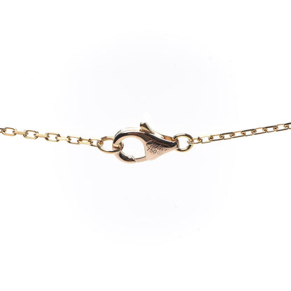 Cartier 18K Pink Gold Diamond Logo Pendant Necklace 5 of 7