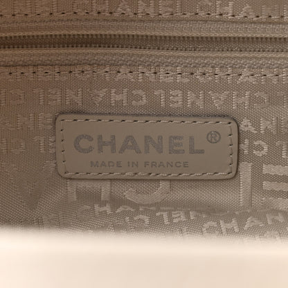 Chanel Deerskin Stitched Bowler White0 6 of 11