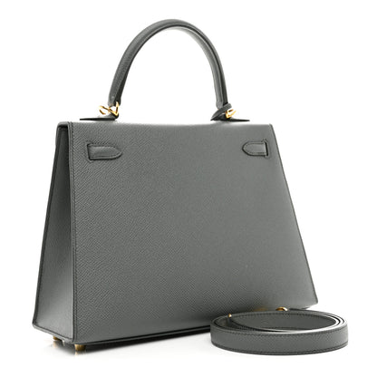 Hermes Epsom Kelly Sellier 25 Vert Amande 3 of 11