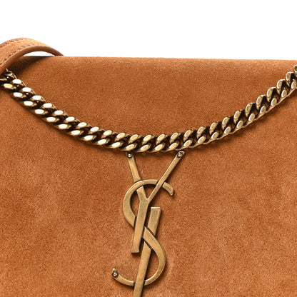 Saint Laurent Suede Monogram Tassel Kate 99 Cinnamon 8 of 10
