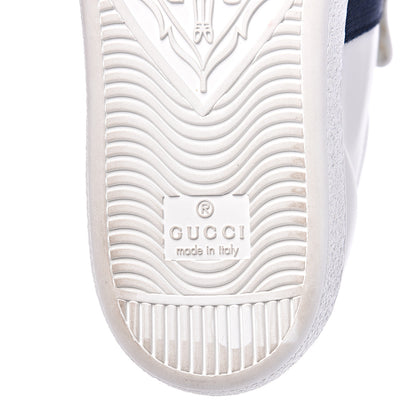 Gucci Calfskin Ayers Web Womens Ace Bow Lace Sneakers 35.5 White 8 of 10