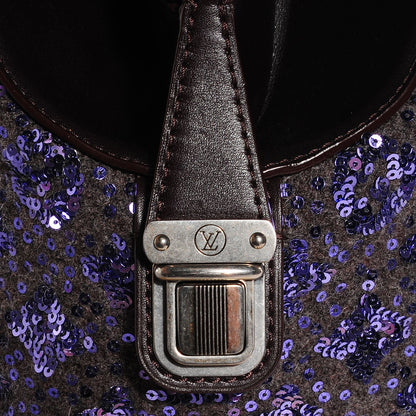 Louis Vuitton Sequin Monogram Sunshine Express North South Purple 9 of 9