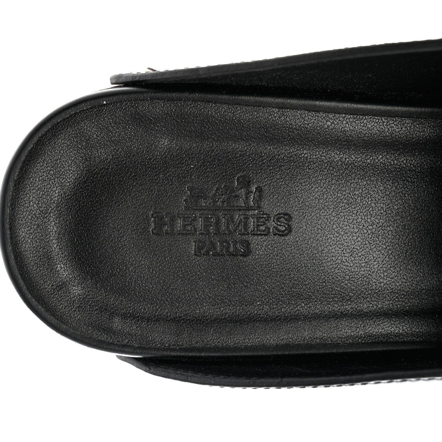 Hermes Calfskin Calya Mules 38 Black 6 of 7