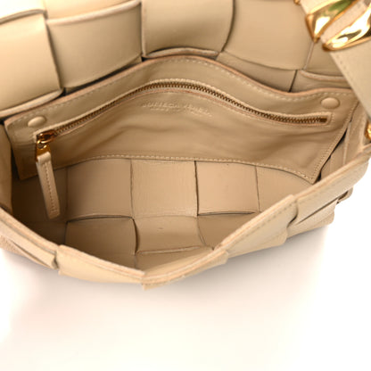 Bottega Veneta Grained Calfskin Maxi Intrecciato Cassette Crossbody Bag Porridge 5 of 8