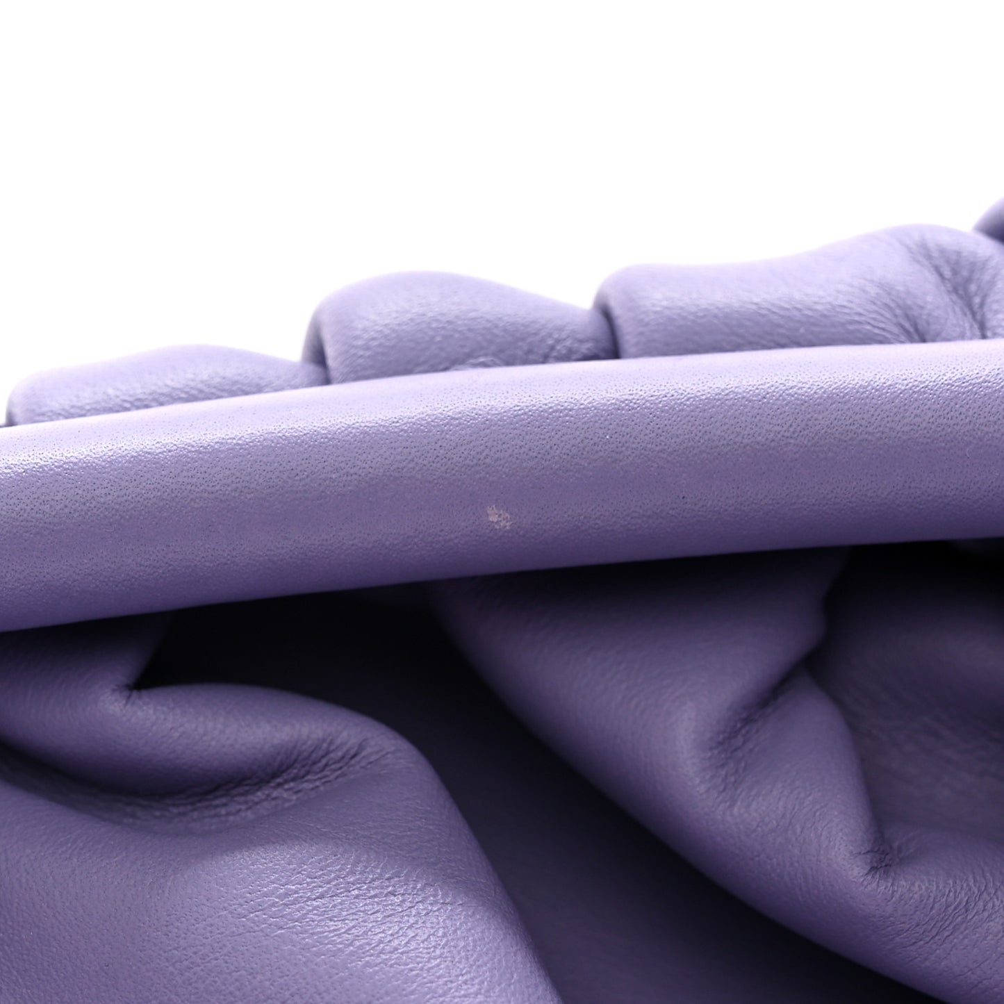 Smooth Butter Calf The Pouch Oversized Clutch Lavender