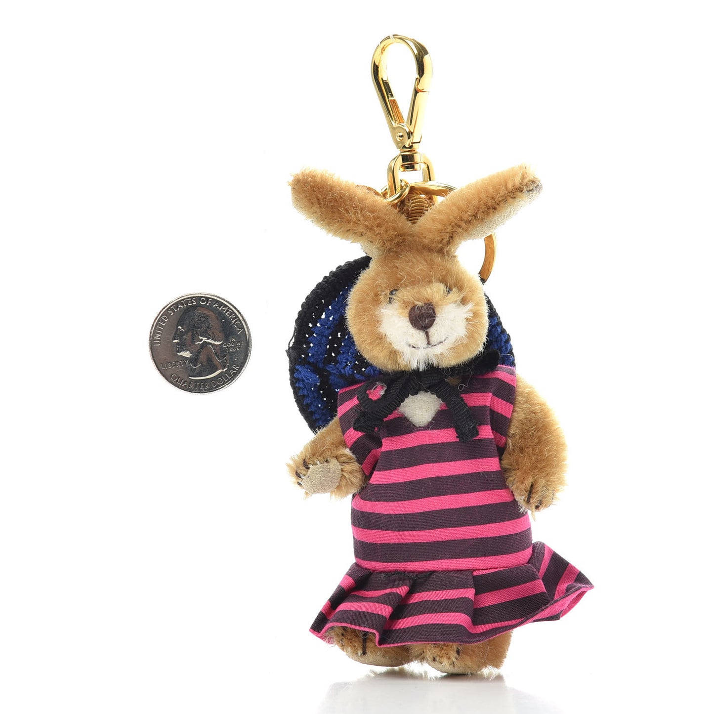 Trick LuLu Keychain Charm Naturale Fuxia