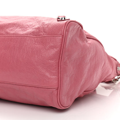 Balenciaga Agneau Classic Silver Hardware Velo Rose Hortensia 10 of 10