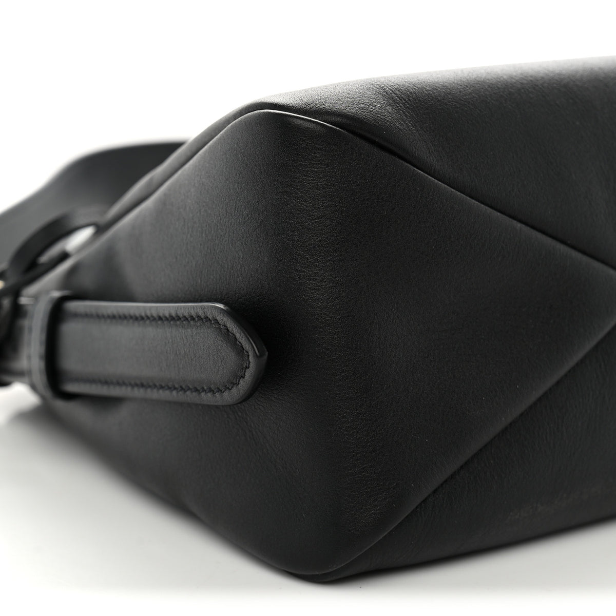 Soft Calfskin Medium Aimee Shoulder Bag Black