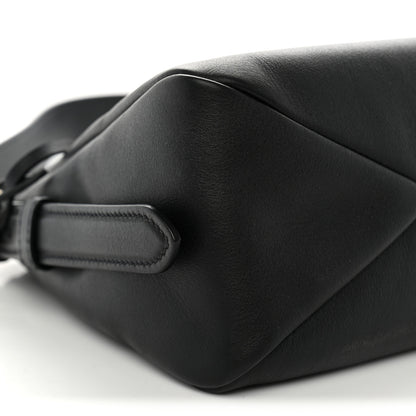 Prada Soft Calfskin Medium Aimee Shoulder Bag Black 8 of 9